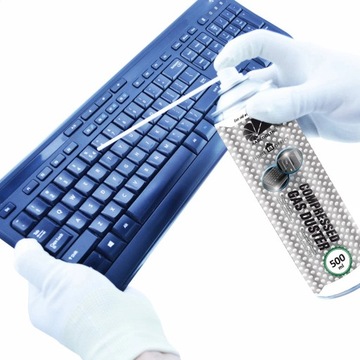 5x 500ml SPRĘŻONE-POWIETRZE DO CZYSZCZENIA KOMPUTERA PC DRUKARKI RURKA 15cm