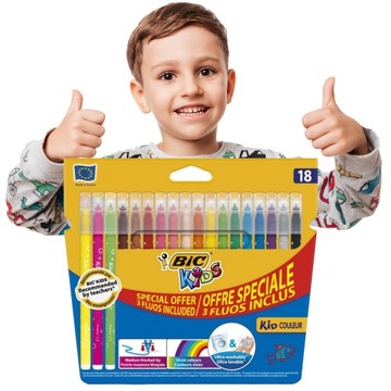 Маркеры BIC 18 шт.