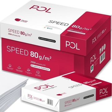 PAPIER DO DRUKAREK KSERO POLSPEED A4 80g 5 RYZ ARKUSZY BIAŁY UNIWERSALNY