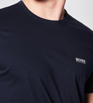 MĘSKA KOSZULKA T-SHIRT HUGO BOSS granatowy S