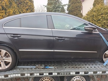 DVEŘE PRAVÉ PRAVÝ ZADNÍ ČERNÉ VW PASSAT FACELIFT CC LC9X KOMPLETNÍ