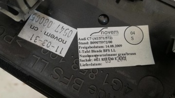 AUDI A6 4G LIŠTA DEKORACE KONZOLA 4G1853190E LE2