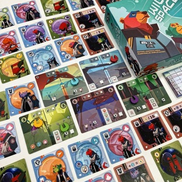 WILD SPACE Gra Karciana Sci-Fi PL