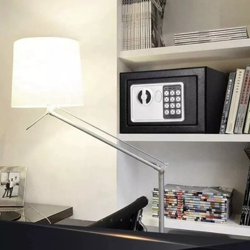 ДОМАШНИЙ СЕЙФ, КАССЕТНЫЙ С ЭЛЕКТРОННЫМ ЗАМКОМ, ЦИФРОВАЯ КОМБИНАЦИЯ ключа, КОД, кассовый аппарат