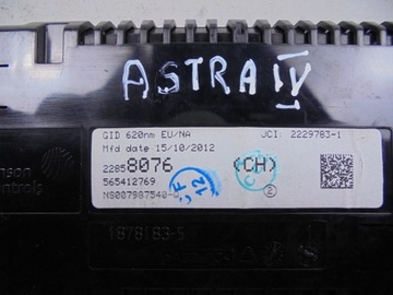 DISPLEJ OBRAZOVKA 22858076 OPEL ASTRA IV J