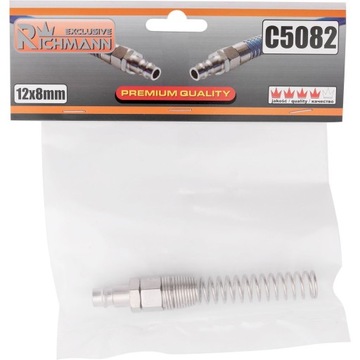 KOŃCÓWKA DO PRZEWODÓW POLIURETANOWYCH 12X8MM MĘSKA