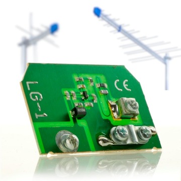 Wzmacniacz antenowy Barczak A | 15dB | do anten logarytmicznych 12V
