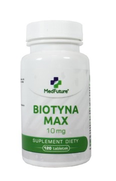 BIOTYNA MAX 10 mg Piękne włosy, skóra, paznokcie - 120 tabletek
