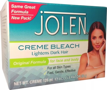 JOLEN Осветлитель для волос для лица, усов, бровей, рук, ног, тела, больших размеров