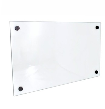 Panel szklany Optiwhite 60x80 + CZARNE mocowania