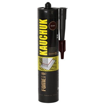 Uszczelniacz dekarski kauczukowy brązowy 300ml