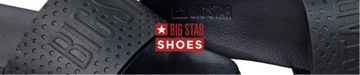 lekkie klapki Big Star męskie czarne MM174319 42