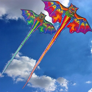 Драконий змей Легко летать Огромные разноцветные воздушные змеи