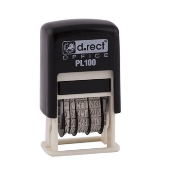 ОТМЕТКА ДАТЫ PL100 ЧЕРНЫЙ ПРЯМОЙ, ПРЯМОЙ