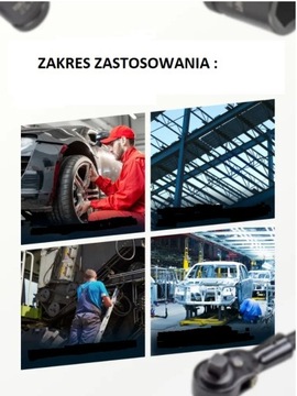 Klucze Nasadowe Udarowe 3/4'' 12-Kąt 17-50mm Walizka metalowa