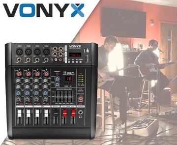 Powermixer 5-канальный музыкальный микшер со встроенным усилителем мощностью 1000 Вт.