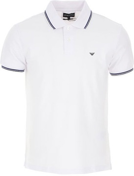 EMPORIO ARMANI markowa koszulka POLO męska WHITE M