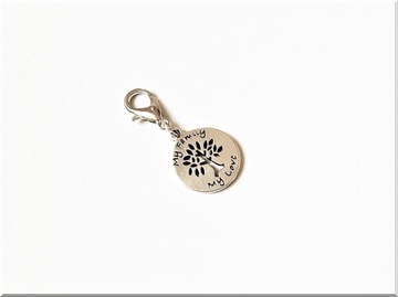 METALOWA ZAWIESZKA CHARMS DRZEWO GENEALOGICZNE