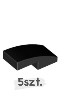 LEGO 5szt Klocek skos 2x1 Black czarny 11477 Nowy