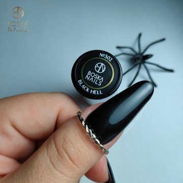 BOSKA NAILS 2x гибридный лак БЕЛЫЙ ЧЕРНЫЙ + БЕСПЛАТНО