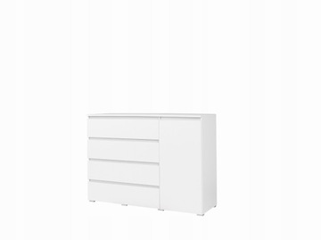 Szafka Komoda 138 z półką szuflady biała white CO5