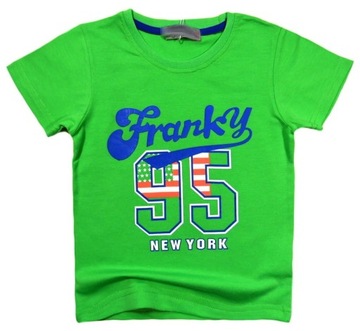 Футболка для мальчиков 92 437 FRANKY 8 злотых брутто