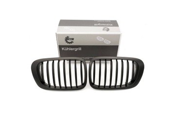 GRILL NERKI POJEDYNCZA LISTWA ; CZARNY MAT ; BMW 3 E46 COUPE ; 51138208683