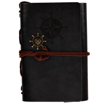 NOTES PAMIĘTNIK DZIENNIK PODRÓŻNIKA RETRO D.CZARNY