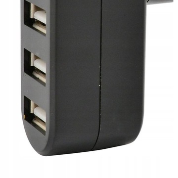 Мини-разветвитель с поворотным концентратором USB 2.0 на 3 порта