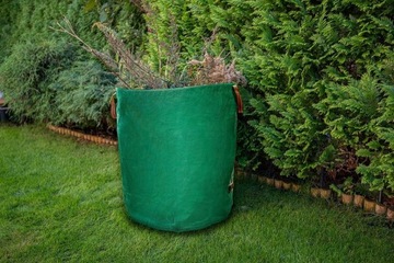 САДОВАЯ СУМКА 270 Л КОРЗИНА КОНТЕЙНЕР ЛИСТЬЯ ТРАВЫ