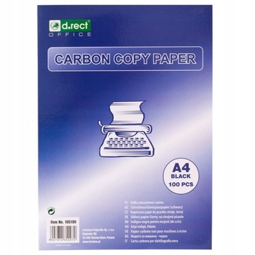 KREŚLARSKA KALKA CZARNA DO RYSOWANIA PISANIA KALKA