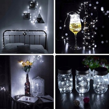ПРОВОДНЫЕ ЛАМПЫ 30 LED ХОЛОДНЫЙ БЕЛЫЙ 3 м