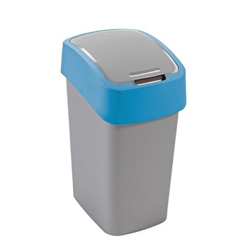 98009 CURVER KOSZ NA ŚMIECI UCHYLNY SZARY 10L