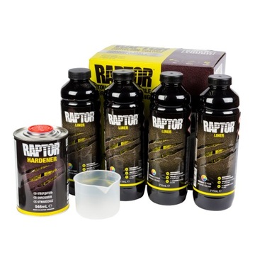 U-POL RAPTOR 4 KG + 400 ml pigmentu RAL GRATIS !