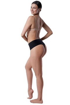 JULIMEX Figi String maxi czarne XL