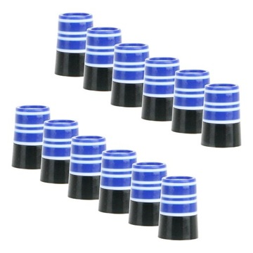 12 sztuk Golf Iron Ferrule Fit 0. Niebiesko biały