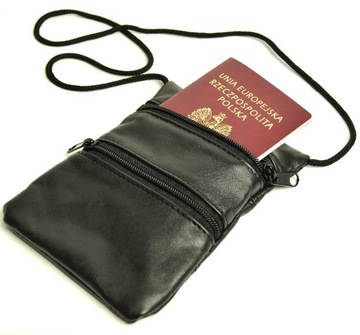 КОЖАНАЯ СУМКА ДЛЯ ПАСПОРТА CASE NECK BAG PL