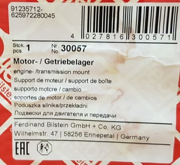 FEBI ULOŽENÍ MOTORU ZADNÍ FORD FIESTA V VI B-MAX