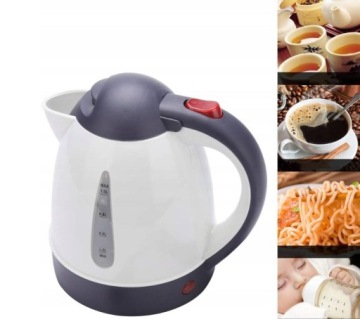 Туристический ЭЛЕКТРОЧАЙНИК для авто 12В 1Л 150ВТ НАГРЕВАТЕЛЬНАЯ ПЛИТА