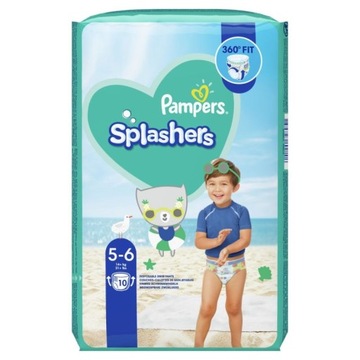 PAMPERS SPLASHERS PIELUSZKI NA BASEN WODY Junior 5