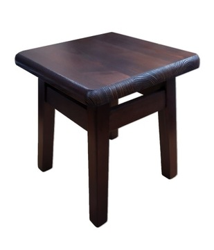 Taboret drewniany stołek kuchenny mały orzech