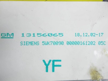 OPEL VECTRA C DISPLEJ OBRAZOVKA 13156065