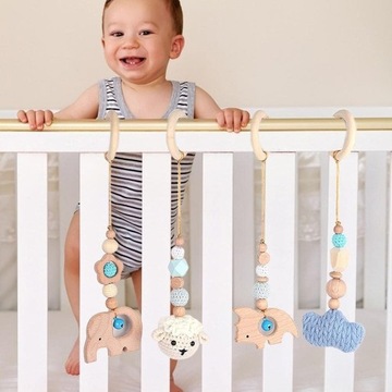 Деревянная игровая арка для малышей, тренажерный зал, 4 элемента