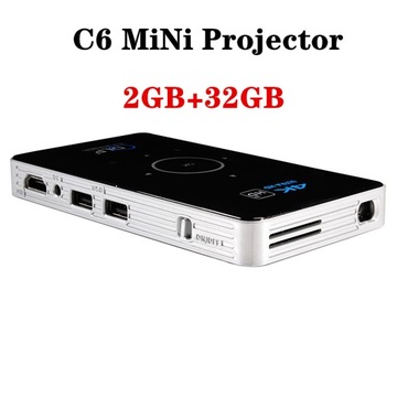 Hot sales Mini DLP Projector 4K Android 9.0 WiFi Bluetooth