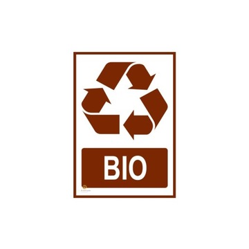 Worki na śmieci odpady BIO bioodpadów 120l brązowe 10 szt.