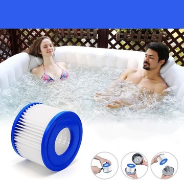 2 фильтра для бассейна с джакузи Lay-Z-SPA Фильтрующие вставки Bestway VI