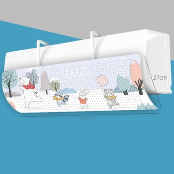 Дефлектор кондиционера Кондиционер Охлаждающий воздухоотражатель Дом Зима