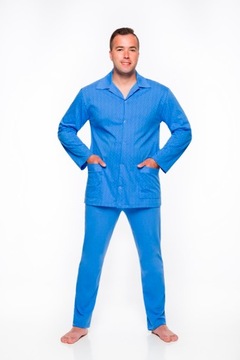 PIŻAMA ROZPINANA DŁ.RĘKAW BAWEŁNA R 182 XL SUTEX