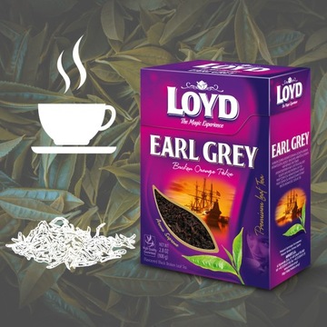 Чай черный премиум Earl Grey Quality Leaves 100г LOYD