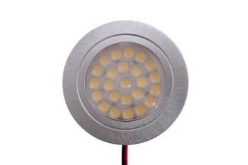 OCZKO LED OVAL 2W WPUSZCZANA ALUMINIOWA NEUTRALNA